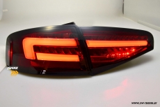 SW-Celi LED Rckleuchten passend fr Audi A4 B8 8K Limo Facelift 12-15 red/smoke LED Wischblinker fr Serien Birnen