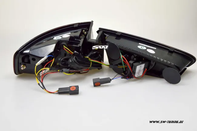 SW-Celi LED Rückleuchten passend für Audi A4 B8 8K Limo Facelift 12-15 red/clear LED Wischblinker für Serien Birnen