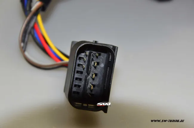 SW-DRL Angel Eye Xenon Scheinwerfer für 3er BMW Typ F30/F31 12-15 LED U-TFL-Standlichtringe black für AFS