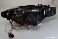 SW-DRL Angel Eye Scheinwerfer fr 3er BMW F30/F31 LCI 16-19 LED U-TFL-Standlichtringe black