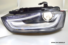 SW-DRL-Tube headlights for AUDI A4 B8 8K 12-15 LED-DRL Lightbar R87 black