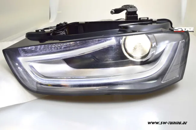 SW-DRL-Tube Scheinwerfer für AUDI A4 B8 Typ 8K 12-15 LED-Tagfahrlicht Lightbar black