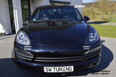 SW-DRL Voll LED Scheinwerfer fr Porsche Cayenne II 958 92A E2 10-13 LED TFL fr AFS