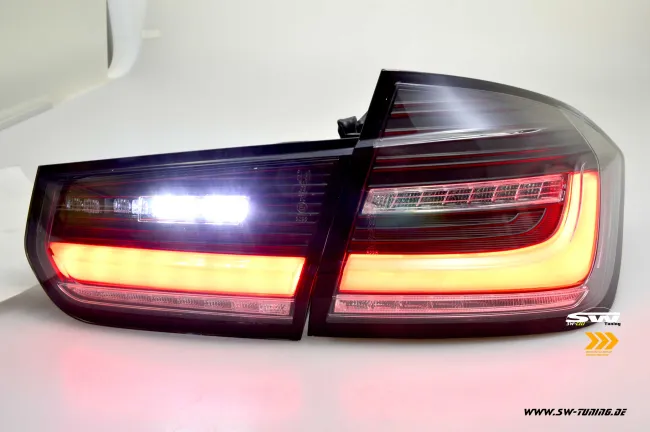 SW-Celi LED taillights suitable for 3Series BMW F30 sedan 12-18 Black/clear dynamic LED Indicator