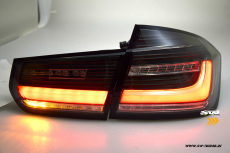SWCeli LED Rckleuchten passend fr BMW 3er F30 Limo 12-18 Black/clear Dynamischer LED Blinker