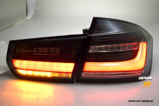 SWCeli LED Rckleuchten passend fr BMW 3er F30 Limo 12-18 Black/clear Dynamischer LED Blinker