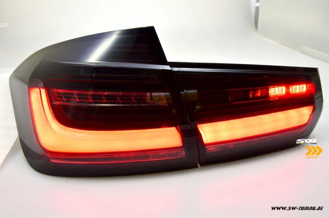 SW-Celi LED taillights suitable for 3Series BMW F30 sedan 12-18 Black/smoke dynamic LED Indicator