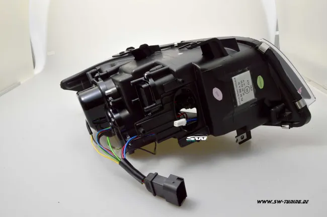 SW-Ltube Angel Eye Xenon Headlight for 3Series BMW E90 E91 05-09 High U-LED Black without AFS