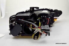 SW-DRL-Tube Scheinwerfer fr AUDI A4 B8 Typ 8K 12-15 LED-Tagfahrlicht Wischblinker Lightbar black