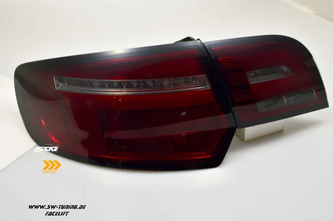 SW-Celi LED Rückleuchten für Audi A3 8PA 09-12 Sportback Facelift LED Wischblinker red/smoke
