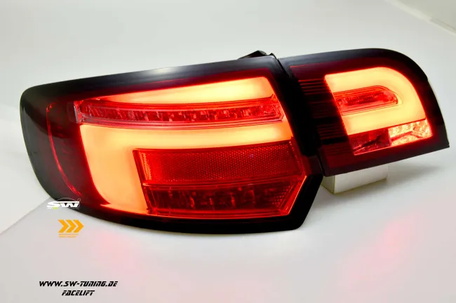SW-Celi LED Rückleuchten für Audi A3 8PA 09-12 Sportback Facelift LED Wischblinker red/smoke