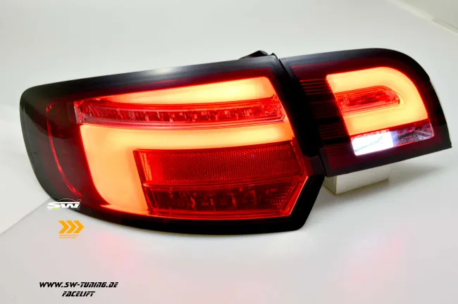 SW-Celi LED Rückleuchten für Audi A3 8PA 09-12 Sportback Facelift LED Wischblinker red/smoke