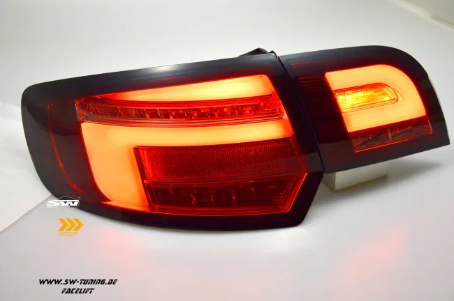 SW-Celi LED Rückleuchten für Audi A3 8PA 09-12 Sportback Facelift LED Wischblinker red/smoke
