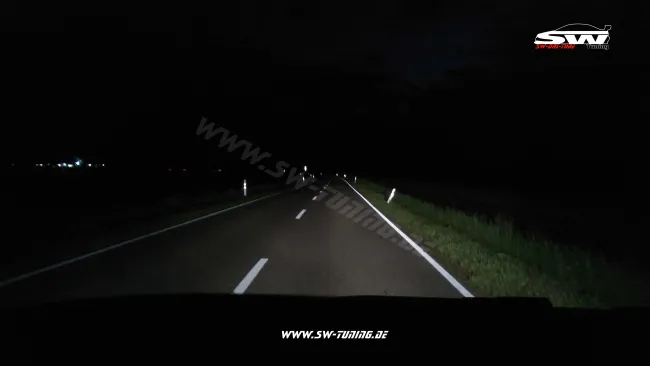 SW-DRLTube Scheinwerfer für VW T6.1 20-23 LED Tagfahrlicht Lighttube black Wischblinker