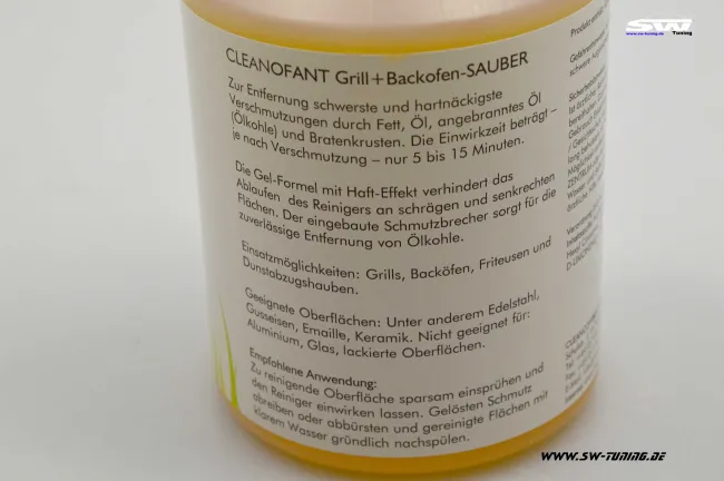 Cleanofant Grill-Backofen-Sauber Reiniger 500ml