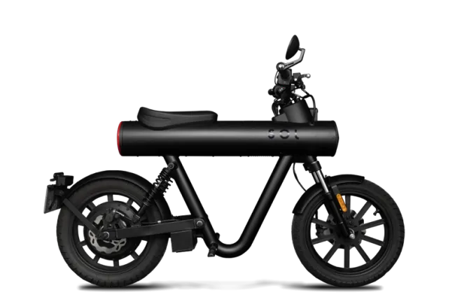 SOL-MOTORS POCKET ROCKET 45kmh E-Moped Seitenansicht