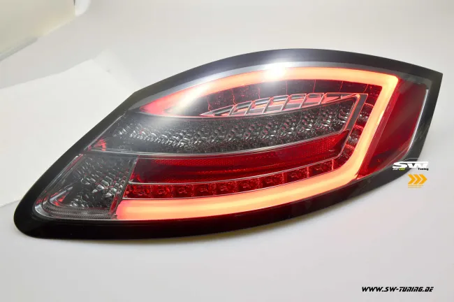 SW-Celi LED Rückleuchten passend für Porsche Boxster Cayman 987 05-09 smoke Lightbar