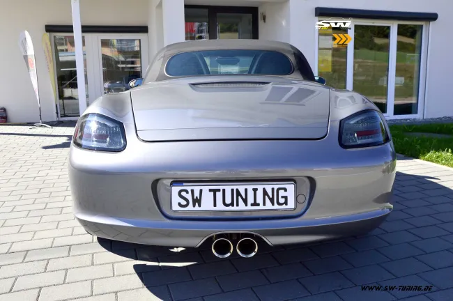 SW-Celi LED Rückleuchten passend für Porsche Boxster Cayman 987 05-09 smoke Lightbar