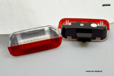 SW-Light LED Door lighting Exit lighting for Cayenne II 958 10-14 red/white 2pcs