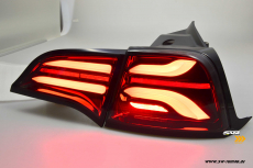 SW-Celi LED Rckleuchten passend fr Tesla Model 3 Typ 003 17-24 / Model Y 21-24 BLACK/smoke Lightbar