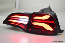 SW-Celi LED Rckleuchten passend fr Tesla Model 3 Typ 003 17-24 / Model Y 21-24 BLACK/smoke Lightbar