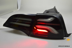 SW-Celi LED Rckleuchten passend fr Tesla Model 3 Typ 003 17-24 / Model Y 21-24 BLACK/smoke Lightbar