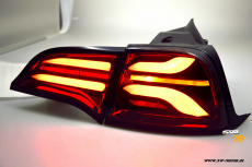 SW-Celi LED Rckleuchten passend fr Tesla Model 3 Typ 003 17-24 / Model Y 21-24 BLACK/smoke Lightbar