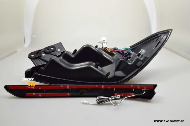 SW-Celi LED taillights suitable for Toyota GR86 / Subaru BRZ 21-25 Black/smoke RED-Lightbar