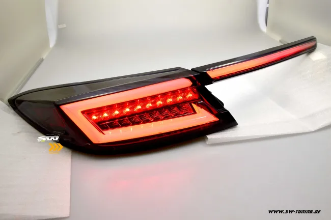 SW-Celi LED taillights suitable for Toyota GR86 / Subaru BRZ 21-25 Black/smoke RED-Lightbar