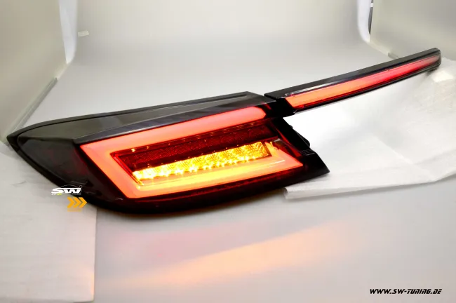 SW-Celi LED taillights suitable for Toyota GR86 / Subaru BRZ 21-25 Black/smoke RED-Lightbar