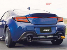 SW-Celi LED Rckleuchten passend fr Toyota GR86 / Subaru BRZ 21-25 Black/smoke White-Lightbar