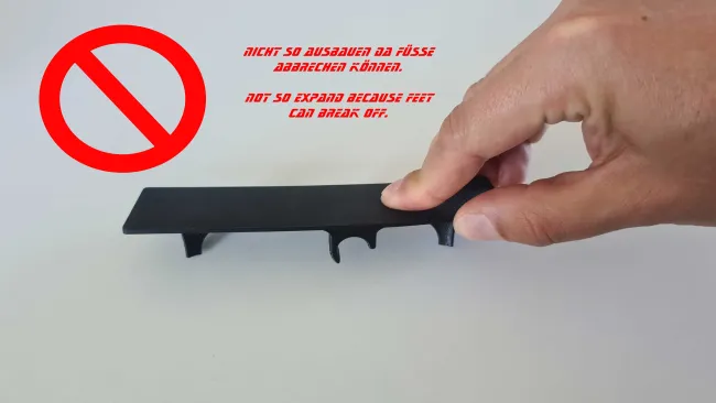 SW bench anchor cover suitable for VW T5 / T6 removed seat bench seat base cap for metall frames