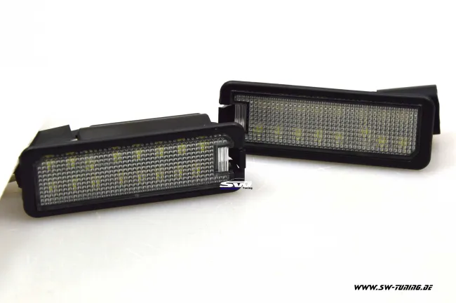 SW-LED Kennzeichenbeleuchtung für Porsche Cayenne II 92A E2 958 10-14 2stk