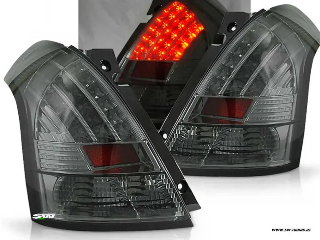 SW-Light LED taillights for Suzuki Swift / Swift Sport 05-10 Type EZ/MZ smoke