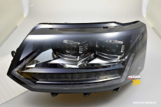 SW-DRLTube Voll LED Scheinwerfer passend fr VW T5 GP Facelift Typ 7H 09-14 LED TFL/Wischblinker Black