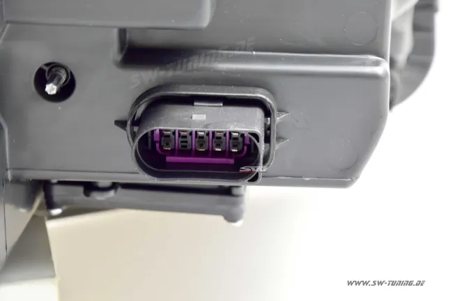 SW-DRLTube Voll LED Scheinwerfer passend für VW T6 SG 16-20 LED TFL Lighttube Wischblinker black Edition Upgrade