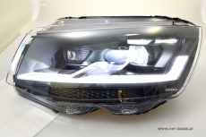 SW-DRLTube Full LED Headlight suitable for VW T6 SG 16-20 LED DRL Lighttube black Edition Upgrade