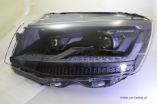 SW-DRLTube Full LED Headlight suitable for VW T6 SG 16-20 LED DRL Lighttube black Edition Upgrade