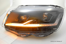 SW-DRLTube Full LED Headlight suitable for VW T6 SG 16-20 LED DRL Lighttube black Edition Upgrade