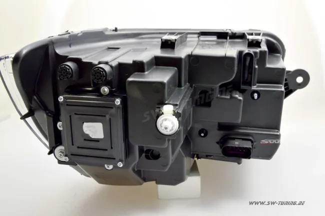 SW-DRLTube Voll LED Scheinwerfer passend für VW T6 SG 16-20 LED TFL Lighttube Wischblinker black Edition Upgrade