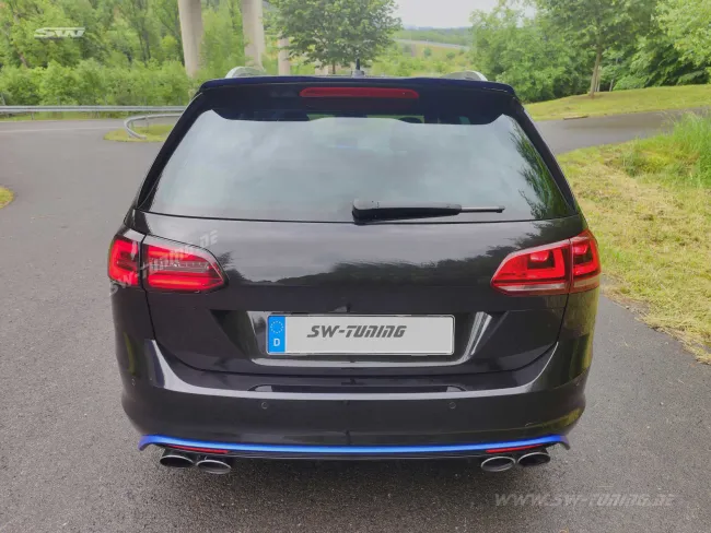 SWCeli LED Rückleuchten passend für VW Golf 7 Variant Kombi 13-17 red/smoke LED Wischblinker