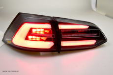 SWCeli LED Rckleuchten passend fr VW Golf 7 Variant Kombi 13-17 Black LED Wischblinker