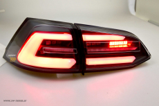 SWCeli LED Rckleuchten passend fr VW Golf 7 Variant Kombi 13-17 Black LED Wischblinker