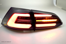 SWCeli LED Rckleuchten passend fr VW Golf 7 Variant Kombi 13-17 Black LED Wischblinker