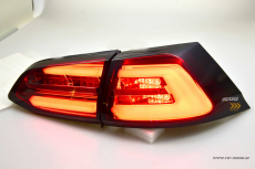 SWCeli LED taillights suitable for Golf 7.5 facelift stationwagen 18-20 red/smoke LED wipe indicators for OE LED