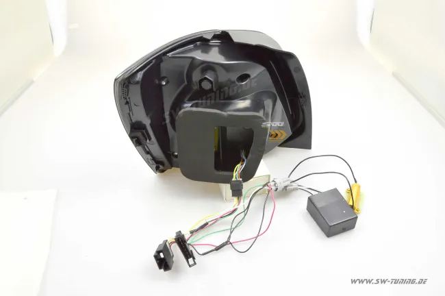 SW-Celi Voll LED Rückleuchten für Polo V Typ 6R / 6C 09-17 Steilheck smoke Lightbar