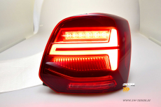 SW-Celi full LED rear lights for Polo V Type 6R / 6C 09-17 hatchback red/clear lightbar