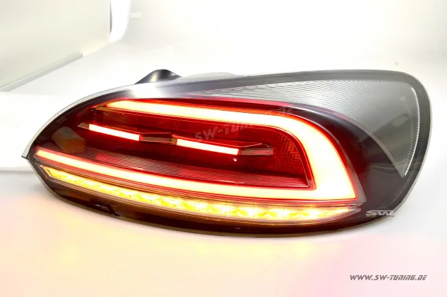 SW-Celi Voll LED Rückleuchten passend für VW Scirocco 3 08-14 LED Lightbar black/smoke
