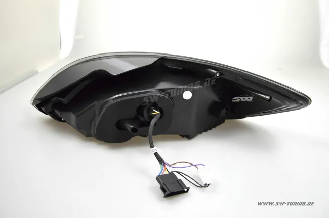 SW-Celi Voll LED Rückleuchten passend für VW Scirocco 3 08-14 LED Lightbar black/smoke