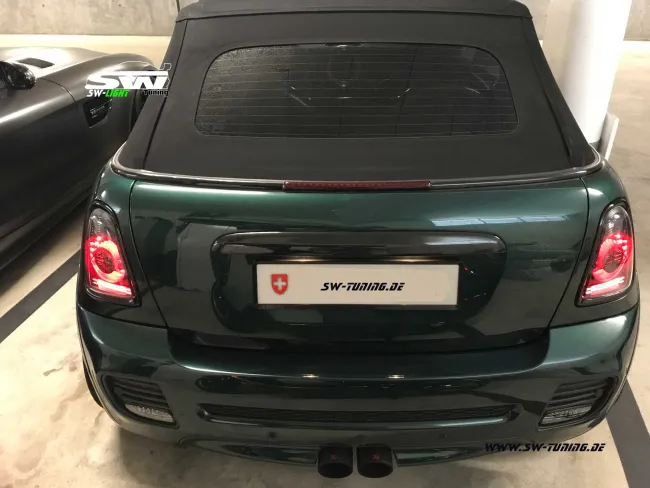 SW-Light LED taillights Mini Cooper/ Cooper One Type R56 / R57 Cabrio 06-10 black